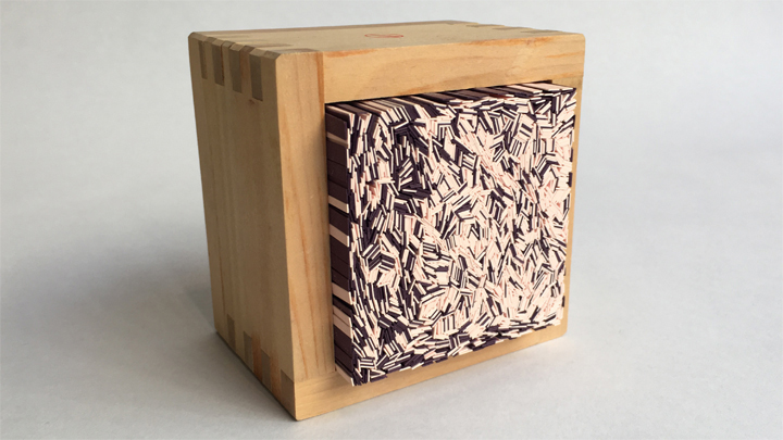 masu violet pers mirroir